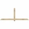 Ekena Millwork Eugene Rough Sawn Timber Gable Bracket, Douglas Fir, 84"W x 35"H x 2"D x 4"F, 10/12 Pitch GBW084X35X0204EUG00RDF - alternate 1